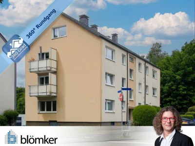 Blömker! Möblierte 2,5-Raum-Wohnung mit Balkon gegenüber Wittringer Wald in Gladbeck!