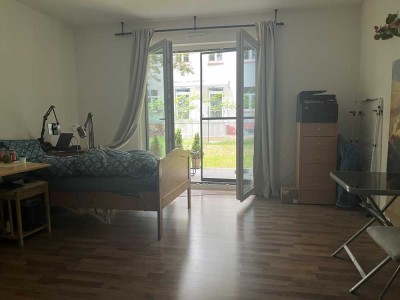 1-Zimmerwohnung 33m2 barrierearm mit Garten + Stellplatz