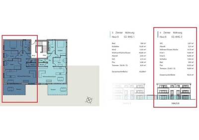 Neubauwohnung - zentrumsnah und doch im Grünen