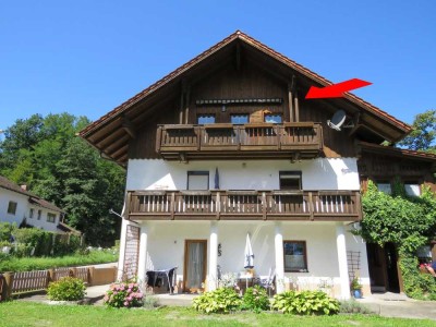 5-Zimmer-Eigentumswohnung mit Gartenanteil am Waldrand in ruhiger Ortsrandlage von Metten