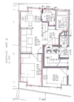 Attraktive und modernisierte 3-Zimmer-Maisonette-Wohnung mit geh. Innenausstattung