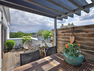 Lichtdurchflutete 4,5-Zimmer-Maisonette mit Aufzug und sonniger Dachterrasse