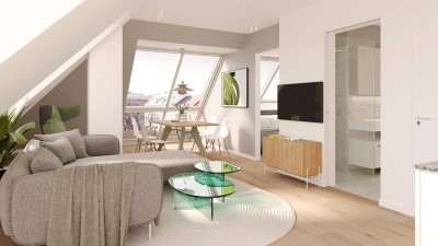 Dachgeschoß-Traum mit Terrasse für ANLEGER - Ihre Investition in die Zukunft - Vorsorgewohnung zu kaufen in 1220 Wien