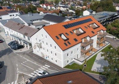 Moderne Erdgeschosswohnung mit Terrasse und Tiefgarage
