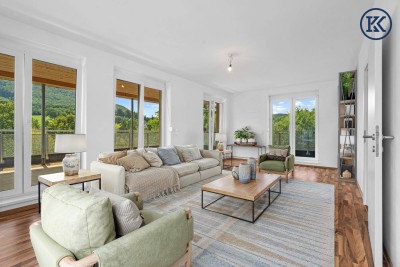 Zuhause im Grünen – Lichtdurchflutete Wohnung mit Dachterrasse &amp; Gartenoase