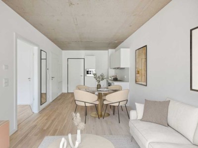 Exklusiver Erstbezug: 2-Zimmer Neubauwohnung mit EBK!