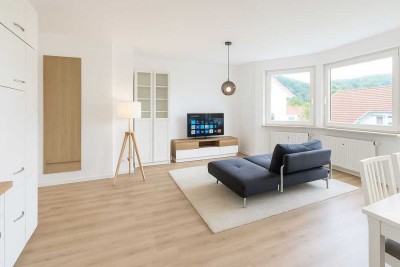 Möblierte Wohnung in ruhiger Lage mit Balkon, TG-Stellplatz und Kellerraum