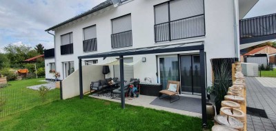 Moderne 4-Zimmer-Maisonette-Wohnung mit Terrasse und Garten in Großnöhbach