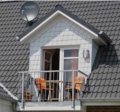 Himmelpforten, ruhige helle Wohnung mit Balkon und Stellplatz