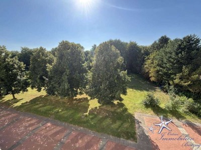 Traumhafter Blick ins Grüne mit wunderschönen Sonnenuntergängen – hier erleben Sie Ruhe und Natur