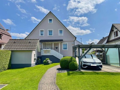 Charmantes Einfamilienhaus mit liebevoll gestaltetem Außenbereich in Laichingen