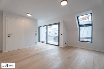 Modernes Wohnen über den Dächern: Charmante 2-Zimmer-Dachgeschoßwohnung mit Terrasse