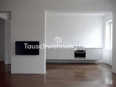 Tauschwohnung: Moderne, offene Design-Wohnung mit Ofen | 2 Zimmer | Isar