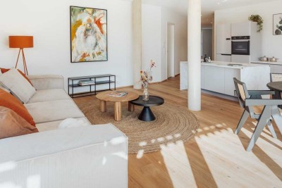 4-Zimmer-Wohnung mit Designerküche und Bergblick