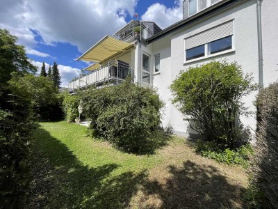 Schöne, ruhige 3-Zimmer-Gartenwohnung in Nieder-Erlenbach inklusive  2 Tiefgaragenstellplätze