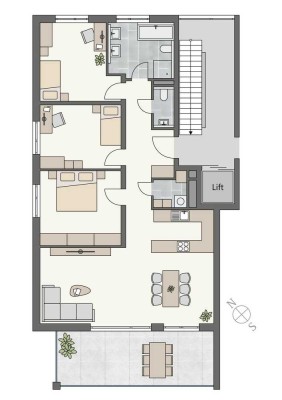 Großzügige 4,5 Zi.-Wohnung in zentrumsnaher Lage