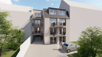 Lichtdurchflutete Wohnung im Obergeschoss mit Balkon - Neubau in Bestlage