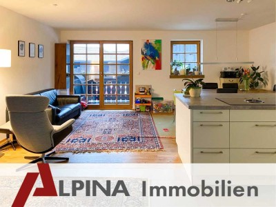 Traumhaftes Objekt in Übersee am Chiemsee! Schicke  3-Zimmer-Wohnung mit 2 Balkonen!