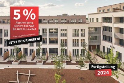 5 % Abschreibung! Helle 2-Zimmerwohnung mit großzügiger Loggia