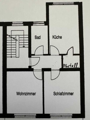 Ansprechende und gepflegte 2-Raum-Wohnung in Krefeld