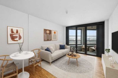 Exklusive 1-Zimmer-Wohnung: Top-Lage in Mitte, hochwertige Ausstattung und Loggia