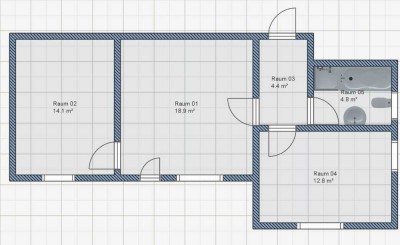 Schöne 2-Zimmer-Souterrain-Wohnung in Wüstenrot