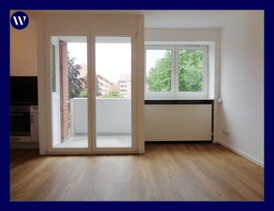 Einziehen und Wohlfühlen! City-Apartment mit Balkon + Einbauküche + modernes Duschbad + Aufzug