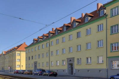 Blick ins Grüne vom Balkon!