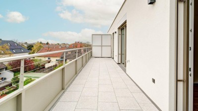Traumhafte Dachgeschosswohnung in Deutsch-Wagram - 2 Terrassen, Erstbezug, 2 KFZ Garagenplätze - PROVISION BEZAHLT DER ABGEBER
