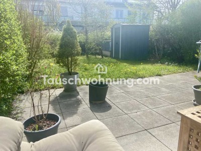 Tauschwohnung: 3-Zi Whg mit 2 Terrassen/Gärten gegen 1,5/2Zi-Whg mit Balkon