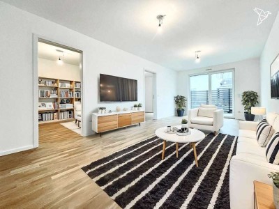 ERSTBEZUG � Exklusive 3-Zimmer-Wohnung mit Fußbodenheizung und Terrasse in Hanau!