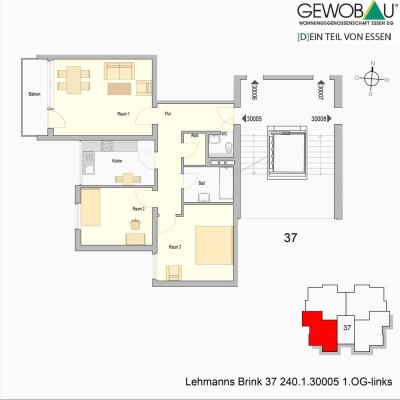 Eure neue 3 Raumwohnung in Überruhr