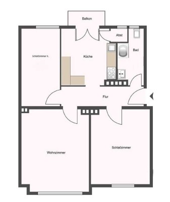 Ottensen - zentral und ruhig - kernsanierte 3-Zi-Wohnung