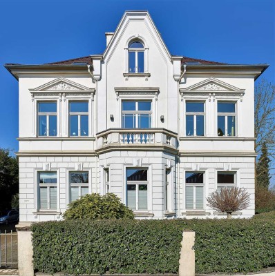 Wohnen im 2. Obergeschoss in der repräsentativen historischen Bürgermeister-Villa Heißen