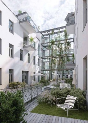 NEU SANIERT: 4-Zimmer-Altbauwohnung mit Balkon beim Rochusmarkt