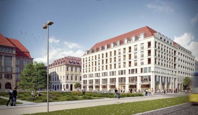 4.1.1 Traumhafte  4-Zimmer-Neubauwohnung mit Loggia im pulsierenden Herzen Dresdens!