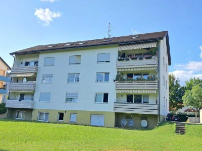 Behagliche SINGLE-WOHNUNG mit lichtdurchflutetem Wohnbereich in Hauingen, mit Keller & Pkw-Stellpl.