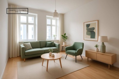 +++NEU+++ Für Bastler: 3-Zimmer Altbau-Wohnung (sanierungsbedürftig), großes Umbaupotenzial