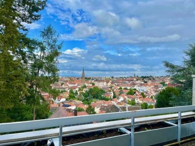 Schöne 4-Zimmer Mietwohnung mit unverbaubarer Aussicht über Bad Dürkheim