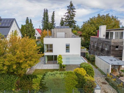 Provisionsfrei – Hochwertige Villa im Bauhaus-Stil mit exklusiven Details in München, Obermenzing