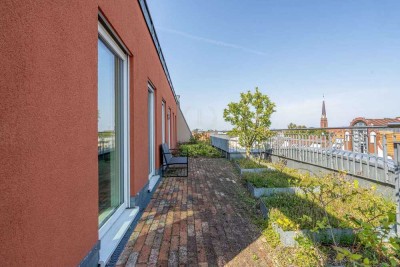 Urbaner Luxus! Exklusives Penthouse mit Weitblick und vier Dachterrassen ideal zum Arbeiten & Wohnen
