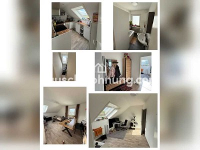 Tauschwohnung: Gepflegte, ruhige 3-Zimmer DG-Wohnung mit Einbauküche