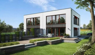 DHH- Klare Linien, lichtdurchfluteter Neubau mit einem besonderen Flair aus dem Hause Bien Zenker in