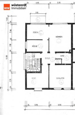 Kapitalanleger aufgepasst: gut vermietete 4,5 Zimmer Wohnung im 1.OG mit Balkon!