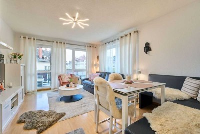 Stylisch und zentral: 2-Zimmer-Whg. mit Tiefgarage im Zentrum von Freiburg