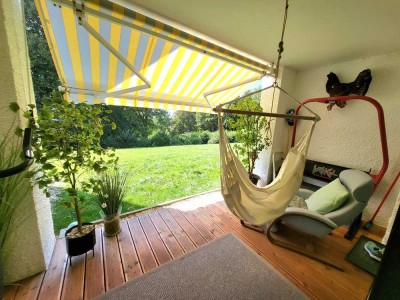 Highlight im Griesbacher Hof !!! Terrassenwohnung mit eigenem, verschließbaren Eingang über Kurpark