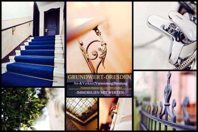 Wohnen in grüner & ruhiger Höhenlage von Radebeul..! Vermietete  2- Z.Whg./helle Terrasse mit Garten