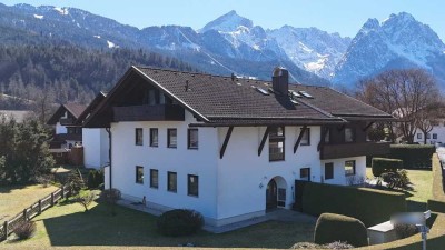 Wohnung mit zwei Terrassen, Hobbyraum (verbunden) und Bergblick – Zuhause mit Perspektive