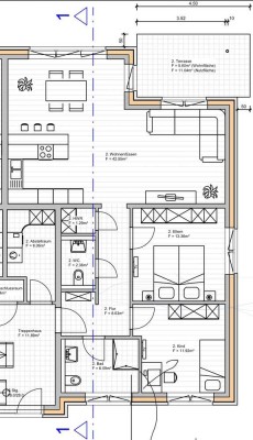 Neuwertige 3-Zimmer-Wohnung mit Balkon und EBK in Belm