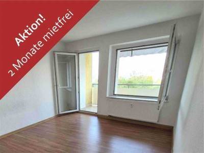 +++ 2 Monate mietfrei! 2 Raumwohnung mit Balkon und Blick ins Grüne +++